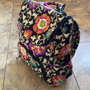 Vera Bradley Double Zip Backpack - Suzani